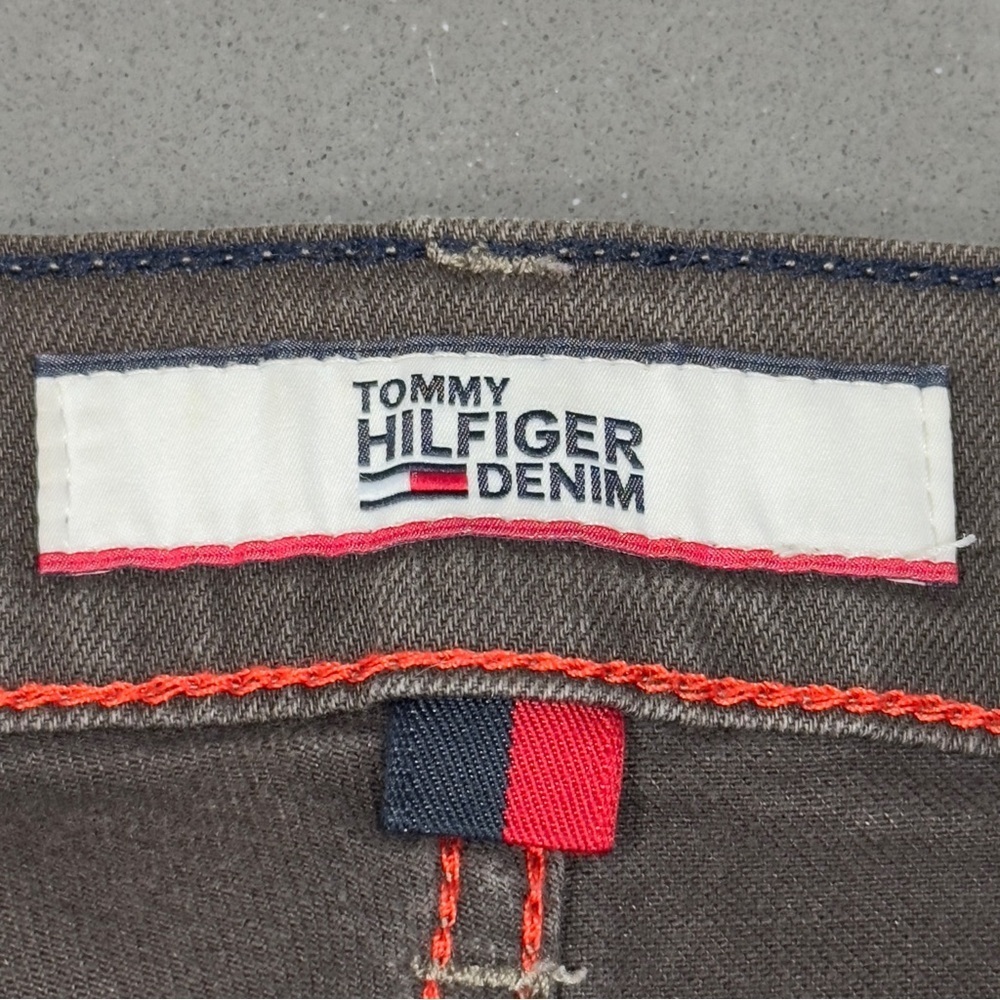 TOMMY HILFIGER Slim Straight-Leg Denim Jeans Size 33/32(35 3/4 length) Brown - Picture 7 of 13